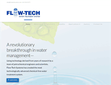 Tablet Screenshot of flowtechsystems.com